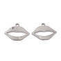 201 Stainless Steel Pendants, Lip