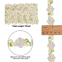 Polyester Ribbon, Floral Pattern, Flat, Garment Accessories