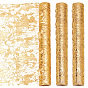 Gold Foil Polyester Mesh Tablecloth, for Home Party Decorations
