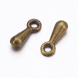 Alloy Charms, Chain Extender Drop, Teardrop