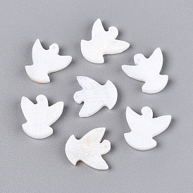 Естественных пресноводных стеклянные бусы, птица