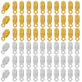 160шт 2 цвета сплава трубчатые дужки, петля под залог, бейлы