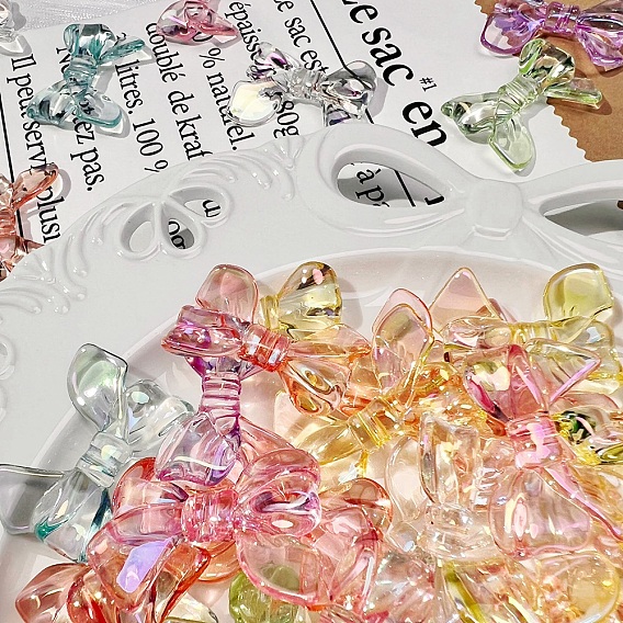 Пластиковые шарики, бантом