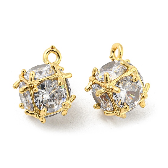 Латунь прелести, со стеклом, кубические