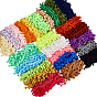 100Yards 25 Colors Polyester Pom Pom Ball Ribbons