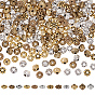 240 шт 12 стиль бусины-распорки сплава тибетского стиля, плоский круглый, ромашка и биконус, разнообразные