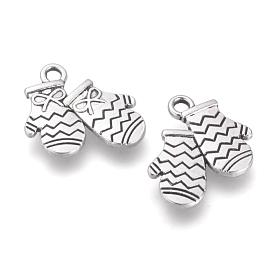 Tibetan Style Alloy Pendants, Cadmium Free & Lead Free, Gloves