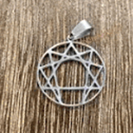 304 Stainless Steel Pendants, Flat Round Charms
