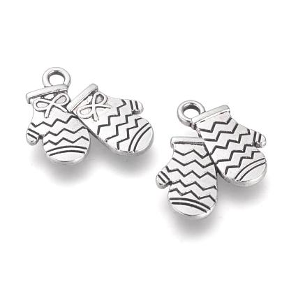 Tibetan Style Alloy Pendants, Cadmium Free & Lead Free, Gloves