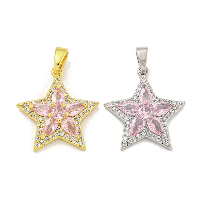 Звездчатая стойка, латунные подвески с цирконием, долговечный, без свинца и без кадмия