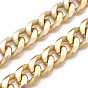Aluminum Textured Curb Chains, Diamond Cut Twist Link Chains, Unwelded