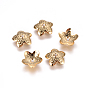 304 Stainless Steel Bead Caps, 5-Petal, Flower