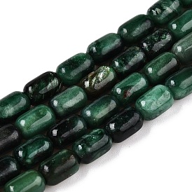 Natural Fuchsite Beads Strands, Column