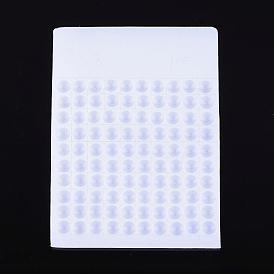 Tableros de contador de cuentas de plástico, para contar 100 perlas