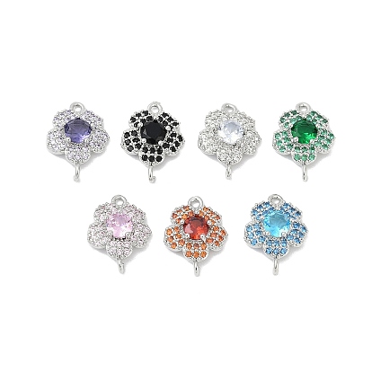 Латунь стекло кулоны, , с результатами платинового тона