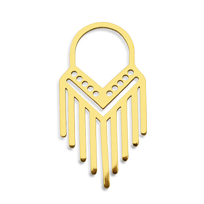 Вакуумное покрытие pvd 201 подвески из нержавеющей стали, лазерная резка, сердце замок