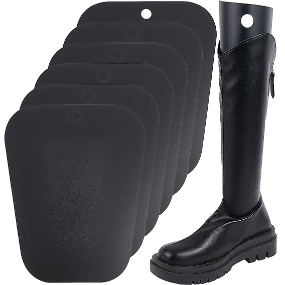 Пластиковые вставки для формовки ботинок, сапоги высокая поддержка, случайные узоры или отсутствие узора, трапециевидные