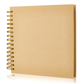 Фотоальбом для скрапбукинга своими руками из бумаги, Коллекция фотографий в твердом переплете с железным кольцом для переплета, для путешествия, день рождения, свадьба, Годовщина, прямоугольные