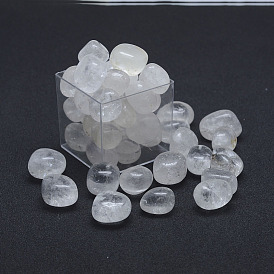 Perles de cristal de quartz naturel, pierre tombée, pierres de guérison, pour les cristaux de guérison reiki équilibrage des chakras, la moitié foré, nuggets