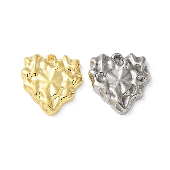 304 подвески из нержавеющей стали, ионное покрытие (ip), сердце прелести