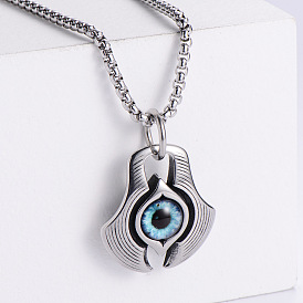 Кулон от сглаза из нержавеющей стали ожерелья для мужчин модная одежда подходящая