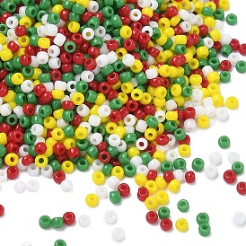 4 цвета 11/0 рождественские круглые бисеринки Toho, непрозрачный, 41 & 41 & 45 & 47d