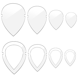 Инструмент для вязания перьев и кисточек из акрила и макраме, слеза