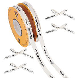 30 ярдов хлопчатобумажной ленты, плоский с узором слова