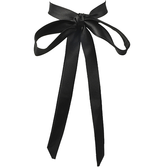 2Шт. длинный галстук-бабочка из ленты для женщин