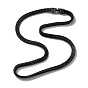 Ion Plating(IP) 304 Stainless Steel Wheat Chain Necklaces