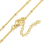 Round Brass Curb Chain Necklaces for Women