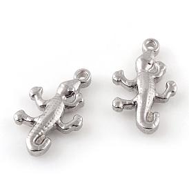 201 Stainless Steel Pendants, Gecko