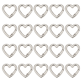 20шт. сплав пружинных затворных колец, сердце