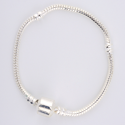 Латунные европейские браслеты стиль для ювелирных изделий, без кадмия и без свинца, 160x3 мм