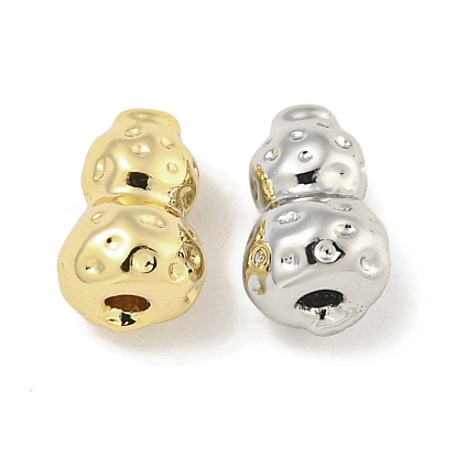 Текстурированные латунные бусы, без кадмия, без никеля и без свинца, Горлянка