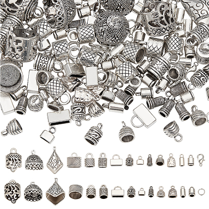 Наборы для изготовления ювелирных изделий своими руками, включая концы шнура из сплава и застежки-лобстеры, железа открыты кольца прыжок