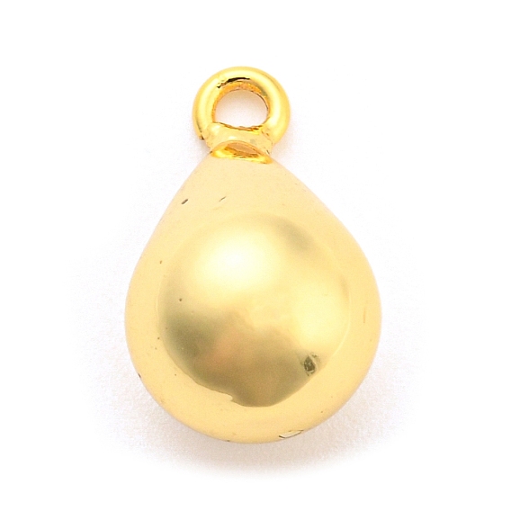 Brass Pendants, Long-Lasting Plated, Lead Free & Cadmium Free, Teardrop Charm