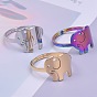 304 Stainless Steel Elephant Adjustable Ring