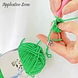 Alloy Peacock Open Cuff Ring, Knitting Loop Crochet Loop, Yarn Guide Finger Holder for Women