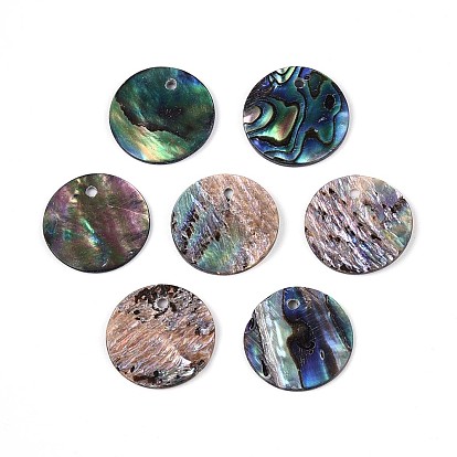 Натуральные подвески из ракушек пауа