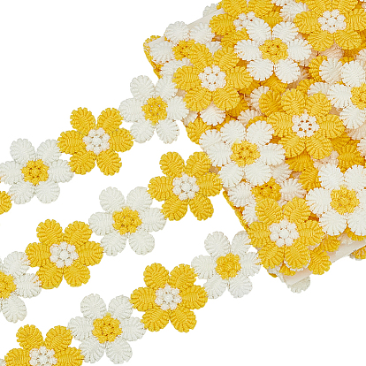 5 ярдов полиэстеровых цветочных лент, аксессуары для одежды