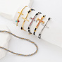 Duo Tone 304 Stainless Steel Round Mesh Chain Necklaces for Men Women