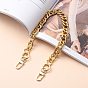 Bag Handles, Wallet Chains, with Zinc Alloy Swivel Clasps, Aluminum Double Link Chains, for Bag Straps Replacement Accessories