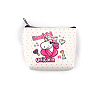 PVC Wallets, Clutch Bag with Zipper, Rectangle with Unicorn Pattern