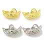 Rack Plating Brass Pendants, Long-Lasting Plated, Cadmium Free & Lead Free, Fish