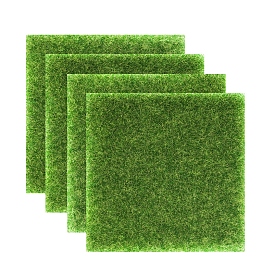 Пластиковая искусственная трава для имитации газона, микроландшафтное украшение сада, квадратный