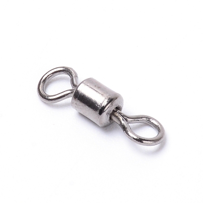 Connecteur de roulement de pêche en acier inoxydable, pêche au baril roulant, accessoires de pêche émerillons