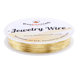 Экологичный медный провод, круглая бисерная проволока для изготовления украшений, долговечный