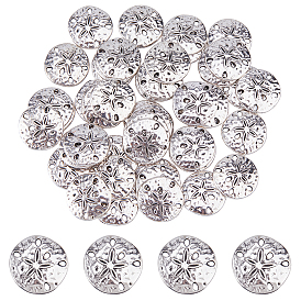 50Ссылки на компоненты люстры из цинкового сплава в тибетском стиле, диск с морской звездой