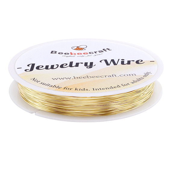 Экологичный медный провод, круглая бисерная проволока для изготовления украшений, долговечный